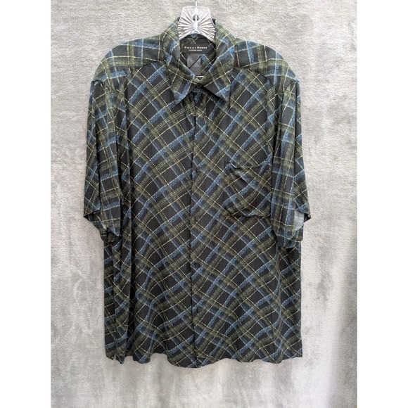 Other - Men's Button Up Shirt Large Chest Pocket‎